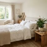 Spathiphyllum dans une chambre lumineuse