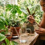 Engrais liquide pour plantes d?int?rieur