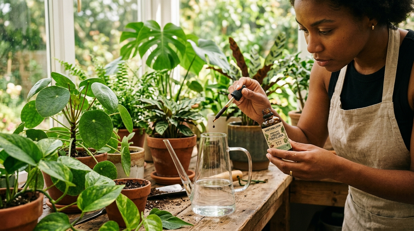 Engrais liquide pour plantes d?int?rieur