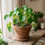 Pilea peperomioides en pot