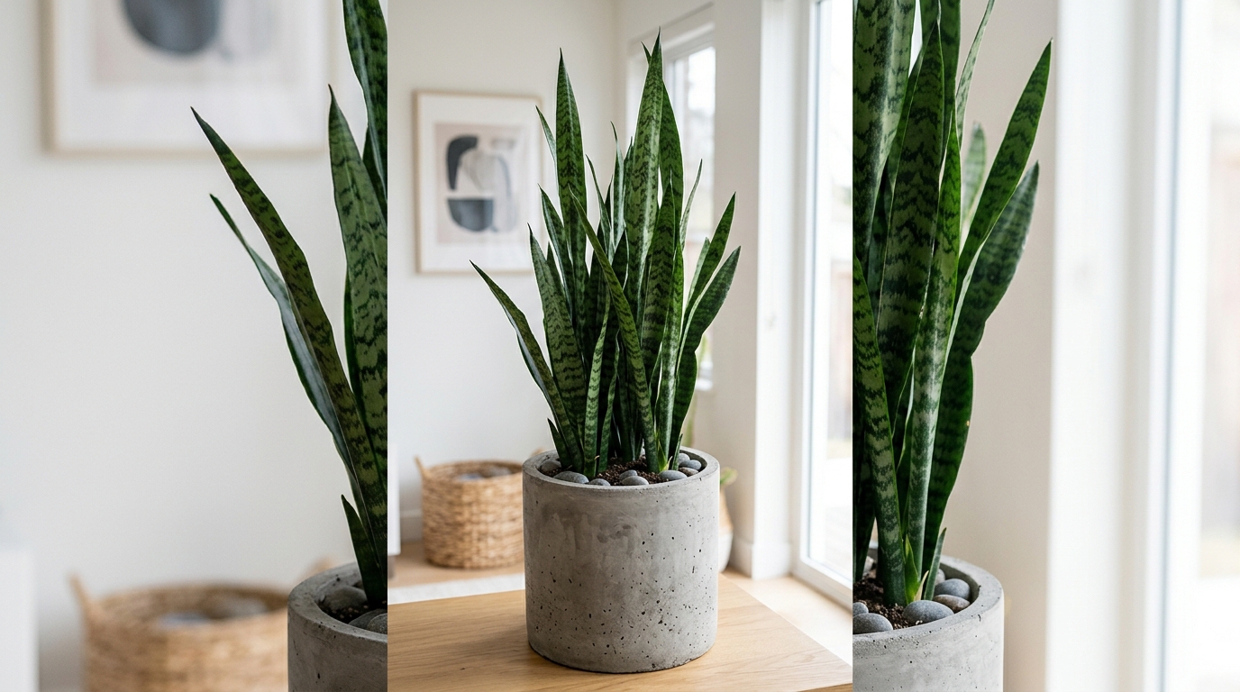 Sansevieria en pot