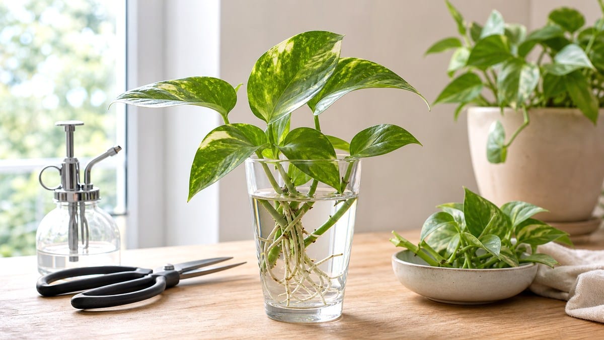 pot terre cuite ou plastique plantes interieur : observation de la plante et matériel propre