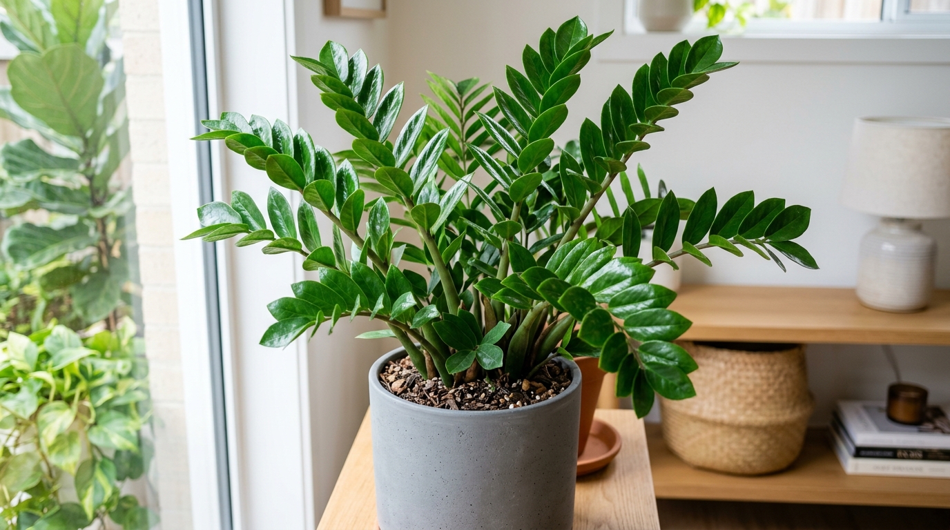 Zamioculcas en pot