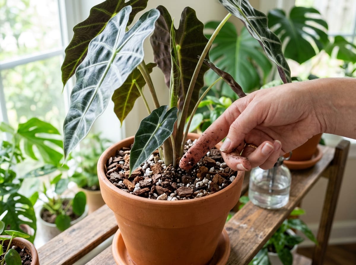 arrosage et entretien alocasia polly