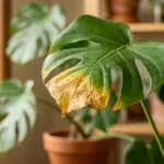Feuilles jaunes monstera cause et diagnostic d'arrosage en appartement