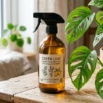 Flacon spray de traitement maison au vinaigre blanc cochenille plante