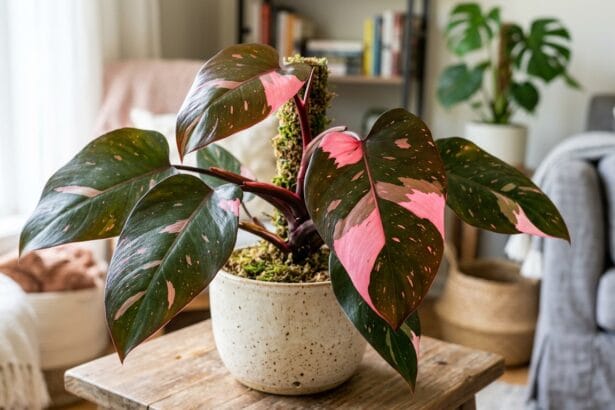 entretien philodendron pink princess et feuillage rose