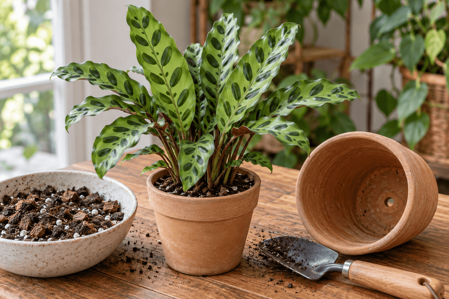 Calathea leopardina : matériel et substrat pour l’entretien